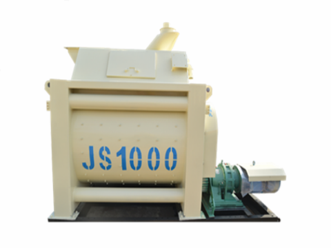 JS1000双卧轴强制式混凝土搅拌机