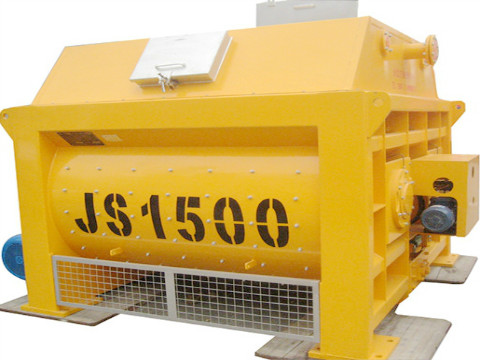 JS1500双卧轴强制式混凝土搅拌机